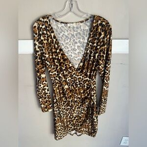 Love J Animal Print Dress Size L